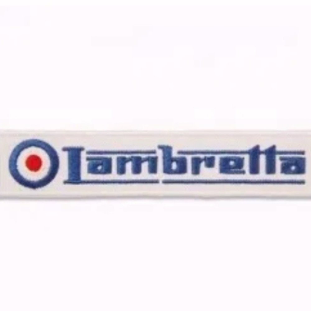 Lambretta Embroidered Iron-On Sew-On Patch – NEW